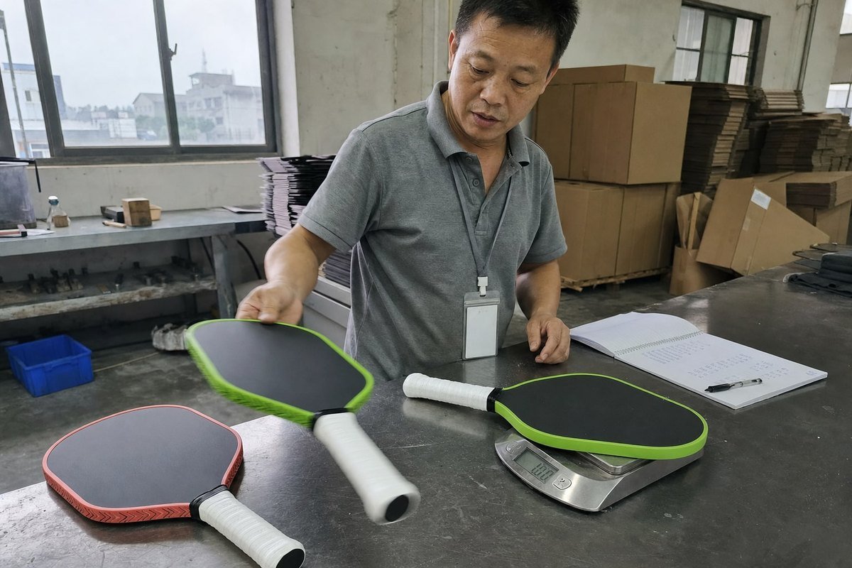 Guide to determining custom pickleball paddle weight and grip size by customer (ID#1)