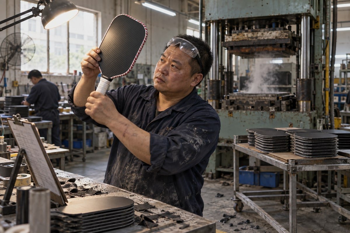 Custom Paddle Sample Pricing Cost range for custom pickleball paddle samples from Chinese factories including T700 carbon fiber (ID#2)